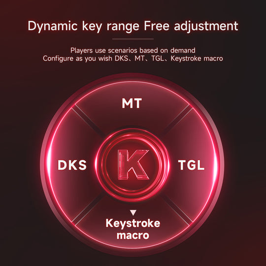 คีย์บอร์ดเกมมิ่ง AK680 Max HE 1+1K Tri-Mod RGB Magnetic Switch Mechanical Keyboard รับประกัน 1 ปี