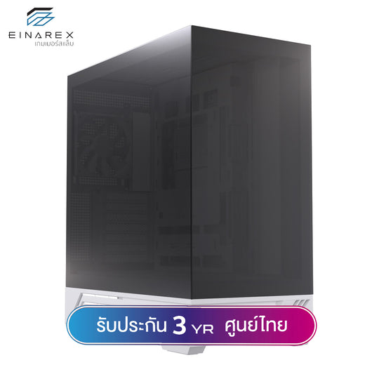 เคสคอมพิวเตอร์ Einarex Prisma S800 Core Refraction Design Airflow ATX Gaming Case with PWM Fan รับประกัน 3 ปี