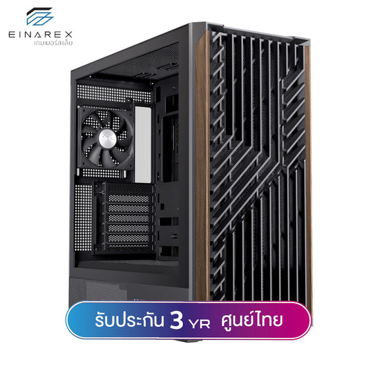เคสคอมพิวเตอร์ Einarex Pulse P800 Core Wooden Design Airflow ATX Gaming Case with PWM Fan รับประกัน 3 ปี