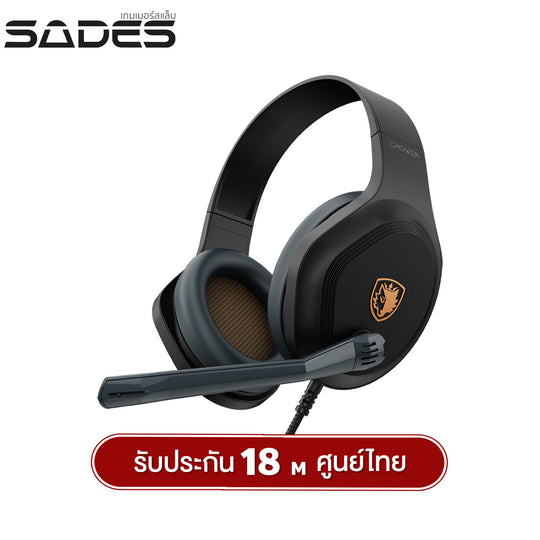 หูฟังเกมมิ่ง SADES SA716 Cpower Wired Gaming Headset รับประกัน 18 เดือน