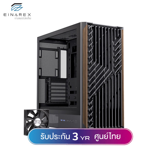 เคสคอมพิวเตอร์ Einarex Pulse P800 Core Wooden Design Airflow ATX Gaming Case with PWM Fan รับประกัน 3 ปี