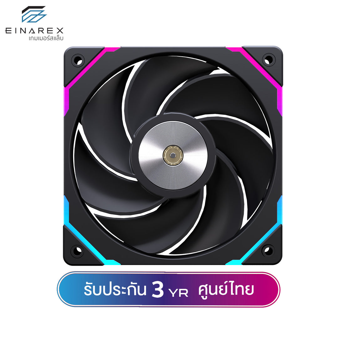 พัดลมระบายความร้อน Einarex EX12Ci (Inverted Blade) 12cm ARGB Cooling Fan รับประกัน 3 ปี