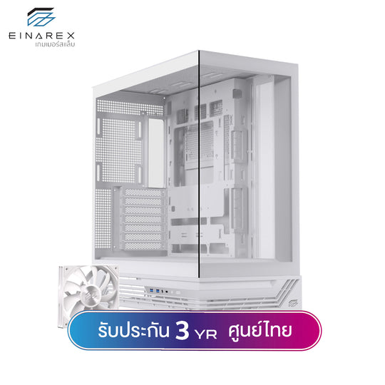 เคสคอมพิวเตอร์ Einarex Prisma S800 Core Refraction Design Airflow ATX Gaming Case with PWM Fan รับประกัน 3 ปี