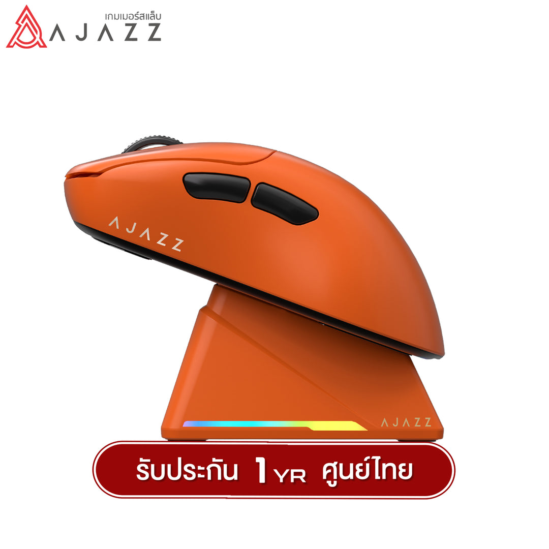 ชุดเกมมิ่งเกียร์ 2in1 Ajazz AK820 Max Plus LCD Tri-Mod Mechanical Keyboard + AJ179 Apex 8K Tri-Mod Mouse ประกัน 1 ปี