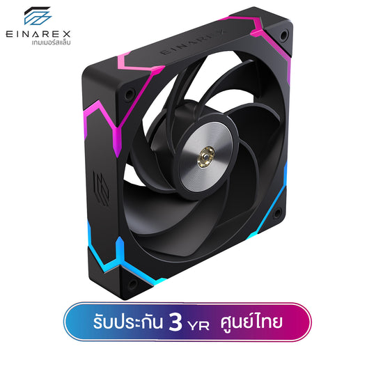 พัดลมระบายความร้อน Einarex EX12Ci (Inverted Blade) 12cm ARGB Cooling Fan รับประกัน 3 ปี