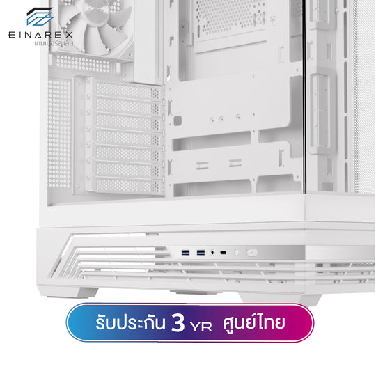 เคสคอมพิวเตอร์ Einarex Prisma S800 Core Refraction Design Airflow ATX Gaming Case with PWM Fan รับประกัน 3 ปี