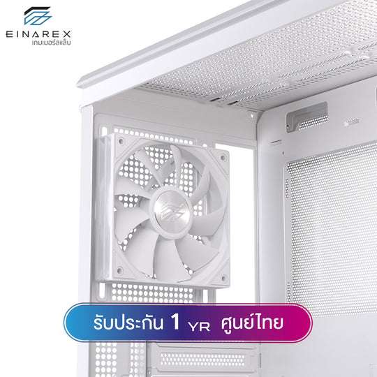 เคสคอมพิวเตอร์ Einarex PM400 Core Wooden Design Airflow MATX Gaming Case with PWM Fan รับประกัน 1 ปี