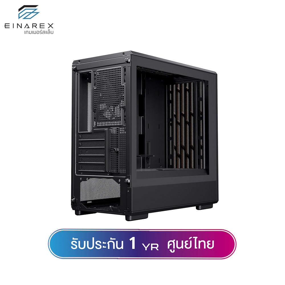 เคสคอมพิวเตอร์ Einarex PM400 Core Wooden Design Airflow MATX Gaming Case with PWM Fan รับประกัน 1 ปี