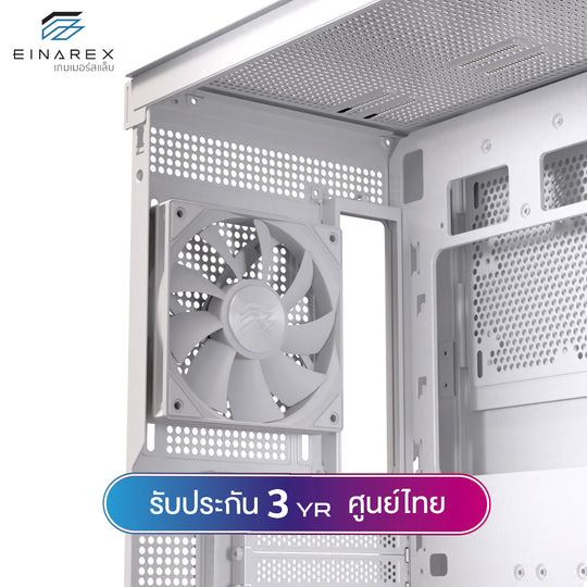 เคสคอมพิวเตอร์ Einarex Pulse P800 Core Wooden Design Airflow ATX Gaming Case with PWM Fan รับประกัน 3 ปี