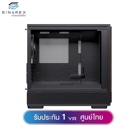 เคสคอมพิวเตอร์ Einarex PM400 Core Wooden Design Airflow MATX Gaming Case with PWM Fan รับประกัน 1 ปี