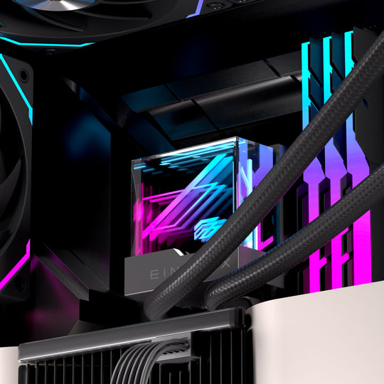 ชุดน้ำระบบปิด Einarex VERTEX 240 (TDP280W) / 360 (TDP 320W) Black / White ARGB Liquid Cooler รับประกัน 3 ปี
