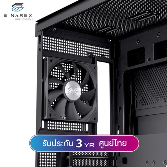 เคสคอมพิวเตอร์ Einarex Pulse P800 Core Wooden Design Airflow ATX Gaming Case with PWM Fan รับประกัน 3 ปี