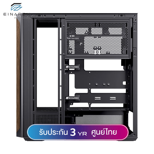เคสคอมพิวเตอร์ Einarex Pulse P800 Core Wooden Design Airflow ATX Gaming Case with PWM Fan รับประกัน 3 ปี
