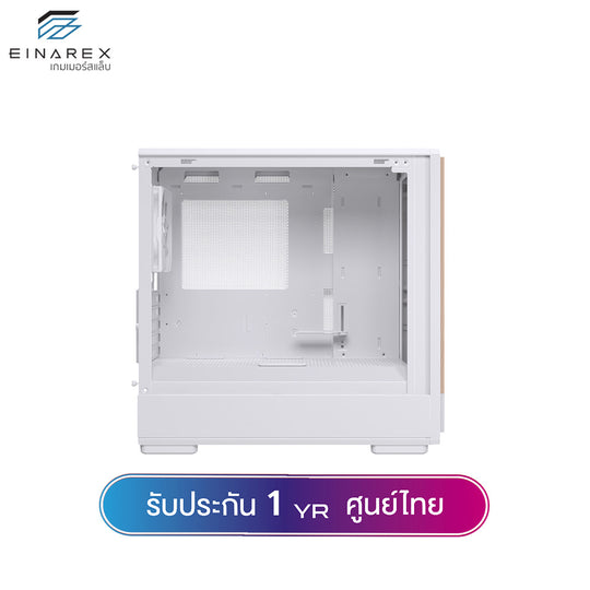 เคสคอมพิวเตอร์ Einarex PM400 Core Wooden Design Airflow MATX Gaming Case with PWM Fan รับประกัน 1 ปี