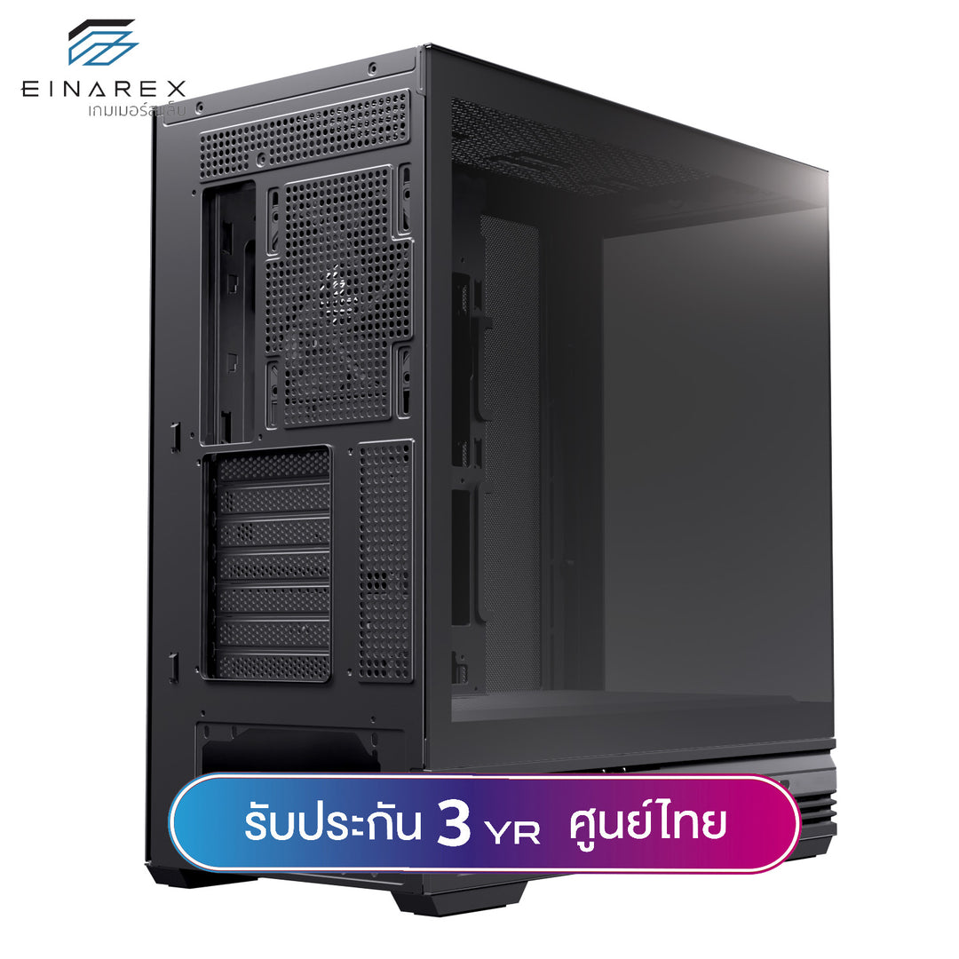 เคสคอมพิวเตอร์ Einarex Prisma S800 Core Refraction Design Airflow ATX Gaming Case with PWM Fan รับประกัน 3 ปี