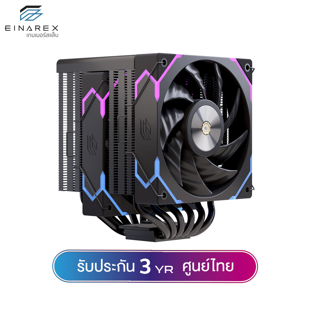 ซีพียูคูลเลอร์ Einarex VENTUS V100 4HP / V300 6HP Air Cooler รับประกัน 3 ปี