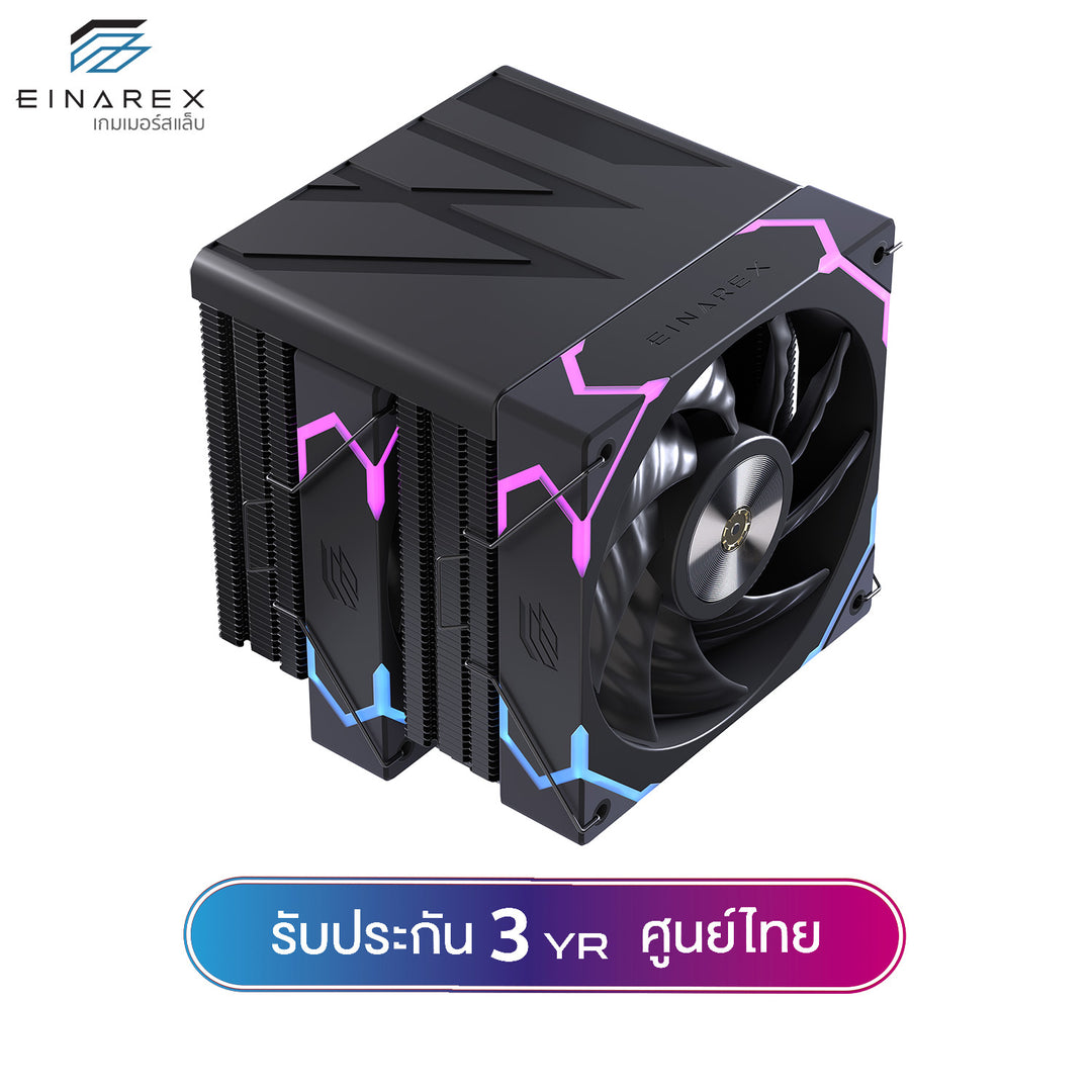 ซีพียูคูลเลอร์ Einarex VENTUS V100 4HP / V300 6HP Air Cooler รับประกัน 3 ปี