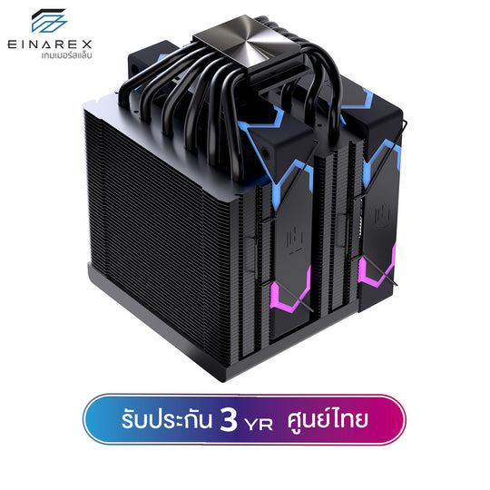 ซีพียูคูลเลอร์ Einarex VENTUS V100 4HP / V300 6HP Air Cooler รับประกัน 3 ปี