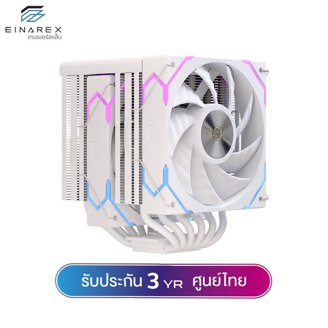 ซีพียูคูลเลอร์ Einarex VENTUS V100 4HP / V300 6HP Air Cooler รับประกัน 3 ปี