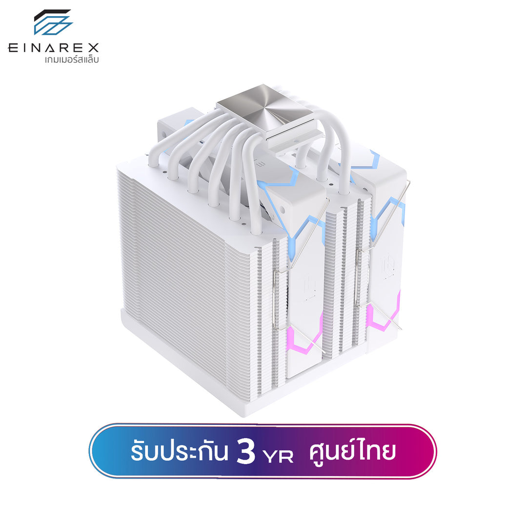 ซีพียูคูลเลอร์ Einarex VENTUS V100 4HP / V300 6HP Air Cooler รับประกัน 3 ปี