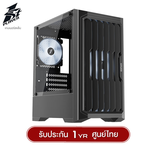 1ST Player Bullet Hunter H2 Tempered Glass M-ATX GAMING CASE (NO FAN)