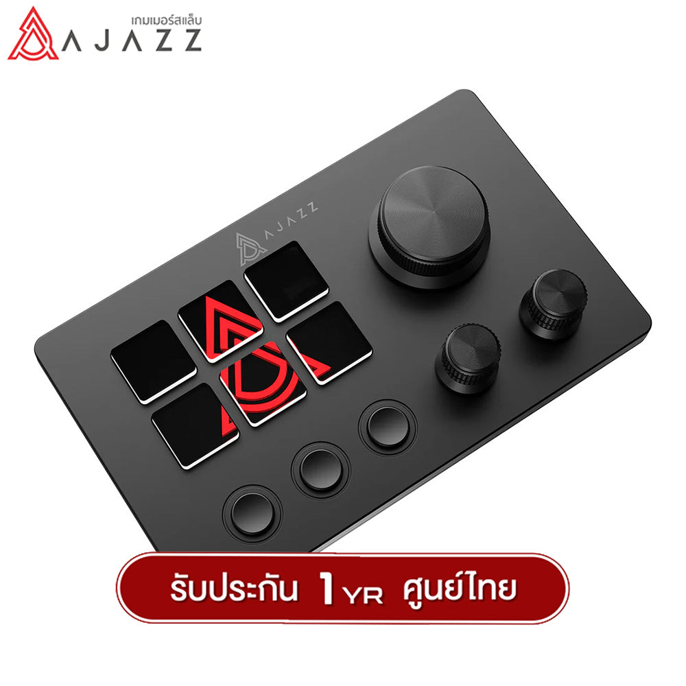 อุปกรณ์เสริมเดสก์ท็อป Ajazz AKP03 Desktop Helper with 6Key+3 Button+3 ...