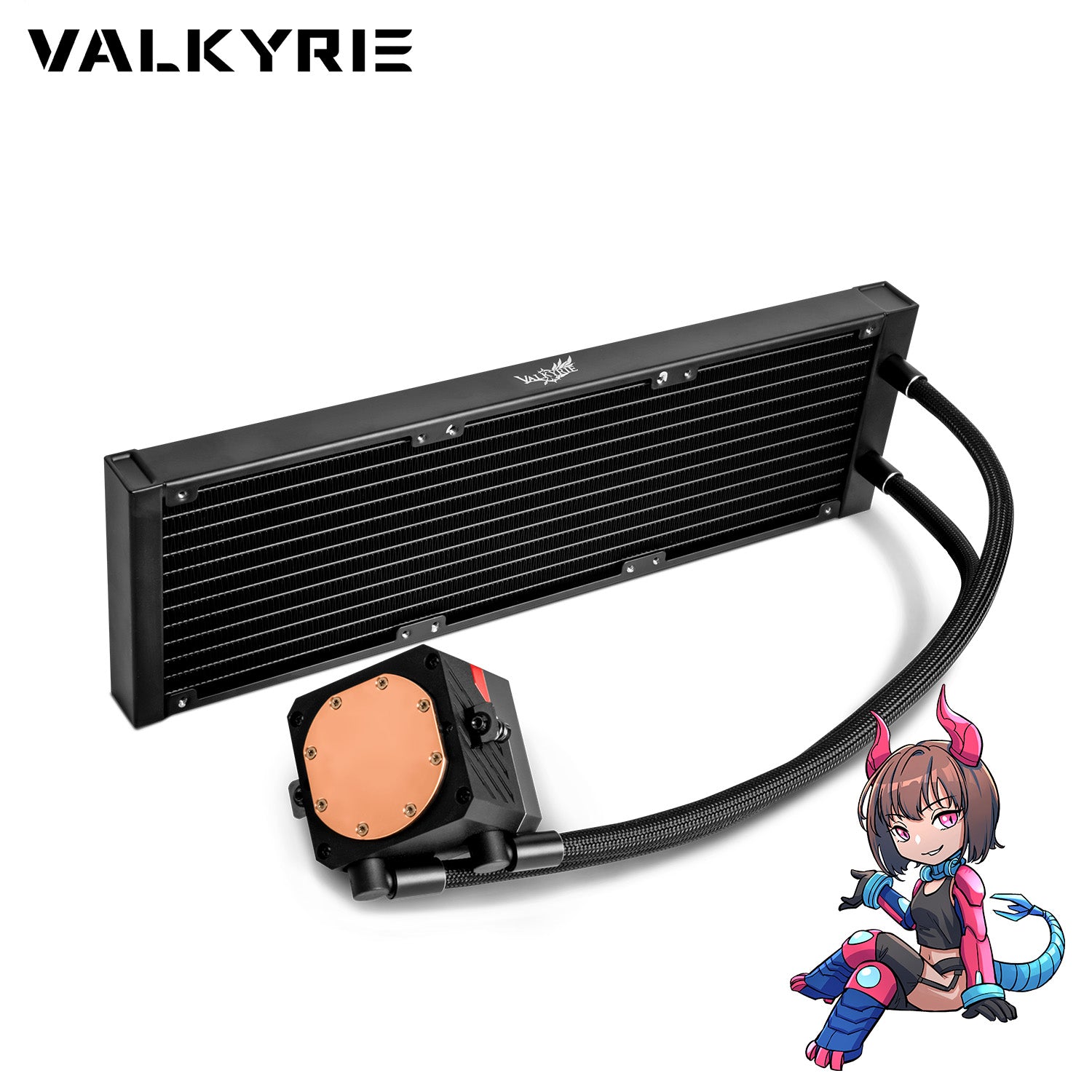 Valkyrie E360 RGB 簡易水冷 液晶つき 未開封 Valkyrie e360-オールインワンのCPU冷却ラジエーター,マルチ