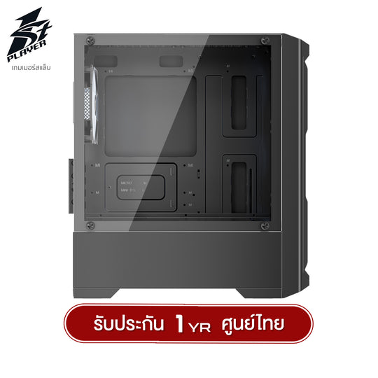 1ST Player Bullet Hunter H2 Tempered Glass M-ATX GAMING CASE (NO FAN)