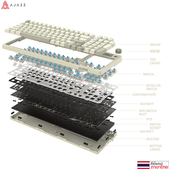 Ajazz AK992 Gasket Mechanical Keyboard