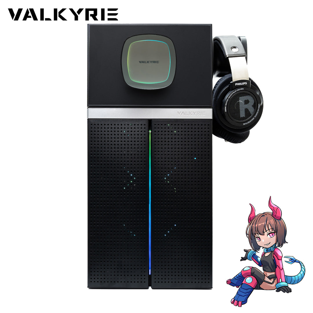 Valkyrie VK02 Delux SUB-SCREEN Computer CaseBLACK