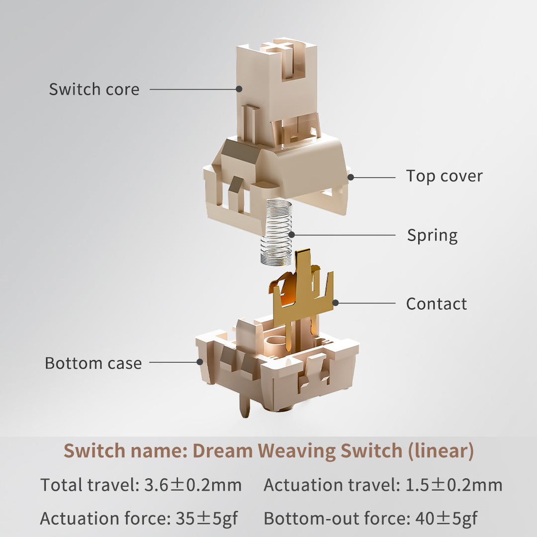 Ajazz AK650 Gradient Switch Dream Weaving