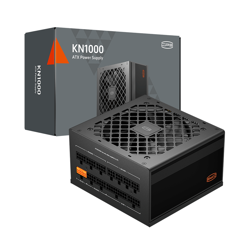 อุปกรณ์จ่ายไฟ CPS KN Series 80Plus Gold Full Modular ATX3.1+PCIE 5.1 Power Supply รับประกัน 5 ปี