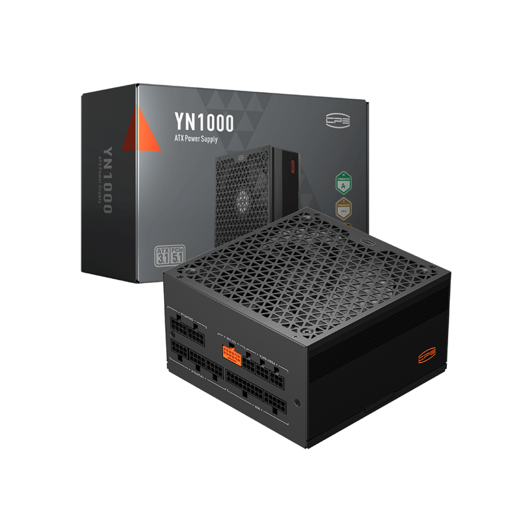 อุปกรณ์จ่ายไฟ CPS YN Series 80Plus Gold & Cybernetics Gold Full Modular ATX3.1+PCIE 5.1 Power Supply รับประกัน 10 ปี