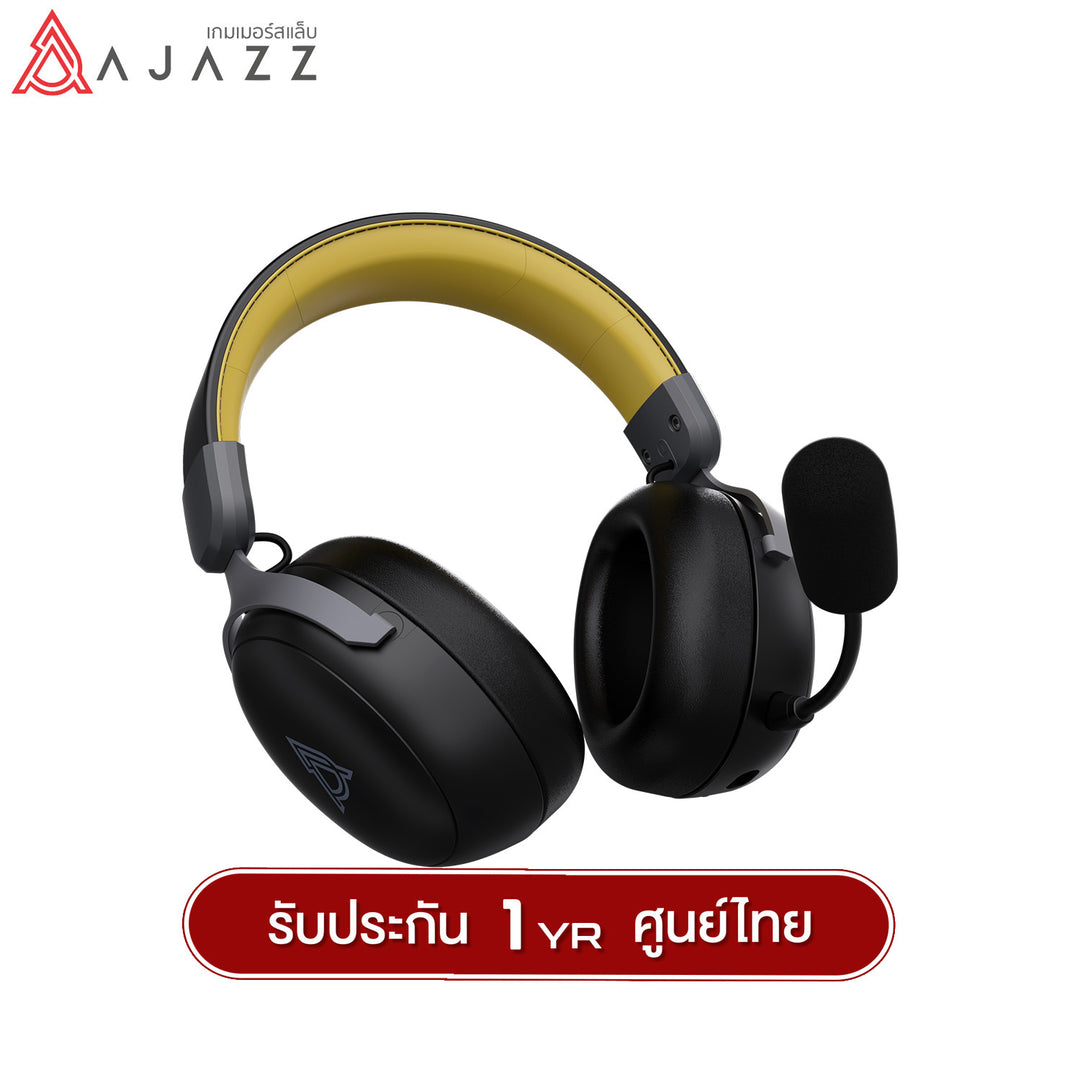หูฟังเกมมิ่ง Ajazz AHM08 Max 1000mAh Tri-Mod Headphone รับประกัน 1 ปี