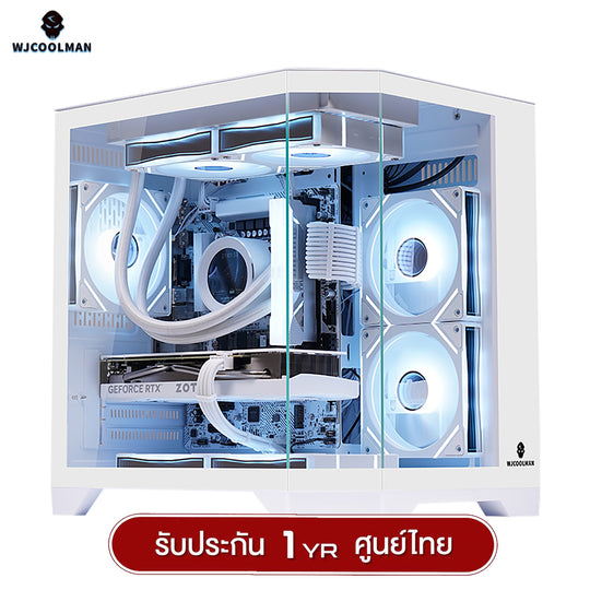 WJCOOLMAN DREAMER M-ATX Tempered Glass Gaming Case (No Fan)