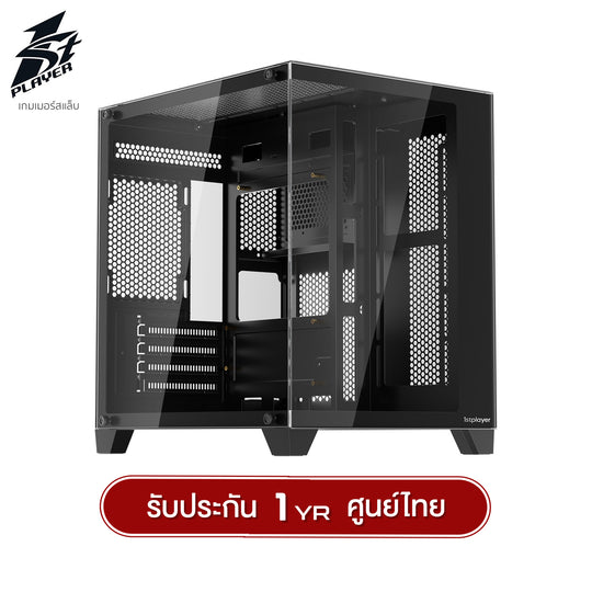 เคสคอมพิวเตอร์ 1st Player BV5 MATX Panorama Gaming Case รับประกัน 1 ปี