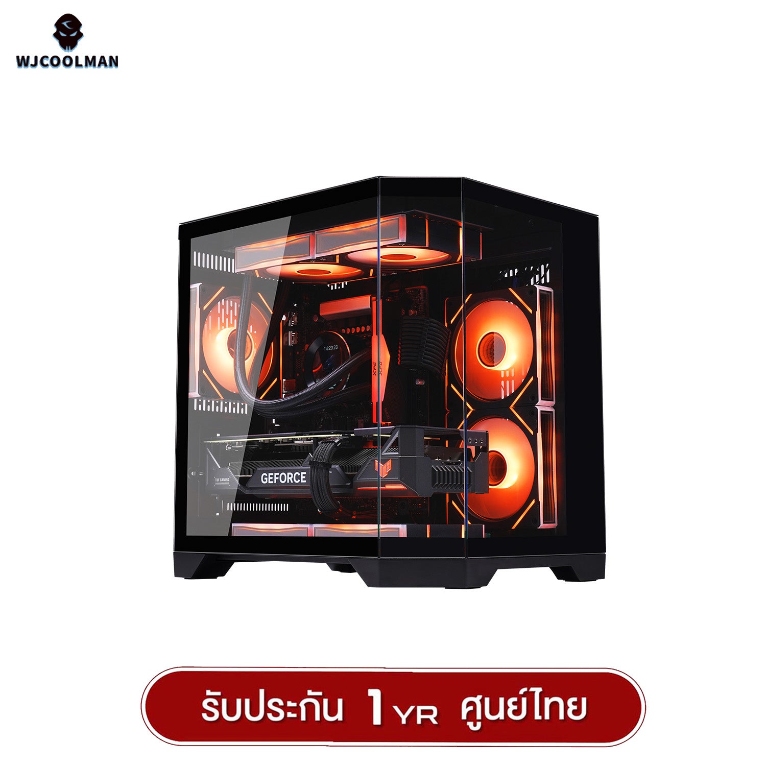 WJCOOLMAN DREAMER M-ATX Tempered Glass Gaming Case (No Fan) – Gamers Lab TH