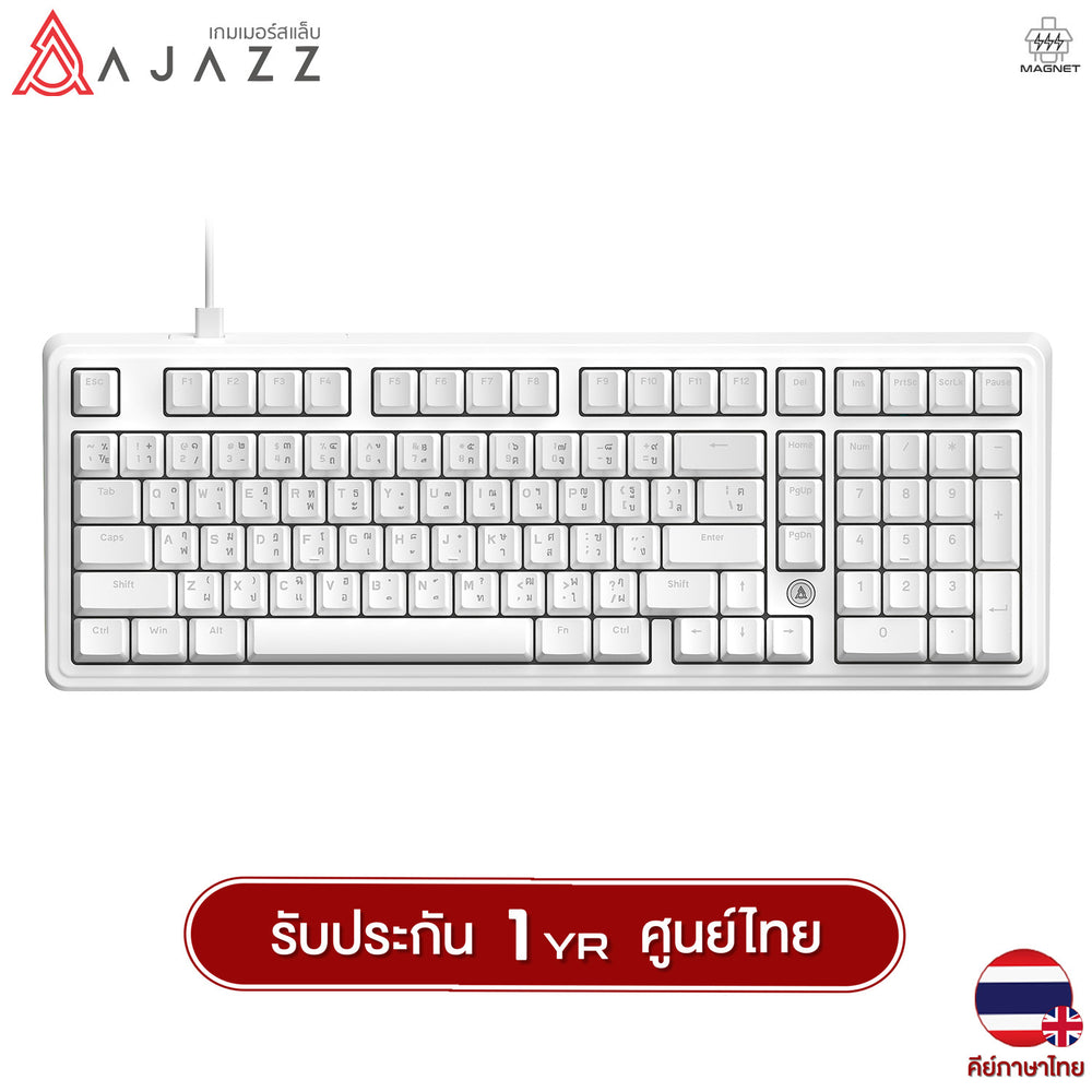 คีย์บอร์ดเกมมิ่ง Ajazz AK980 Max HE Wired 8K 0.125ms RGB Magnetic Mechanical Keyboard รับประกัน 1 ปี