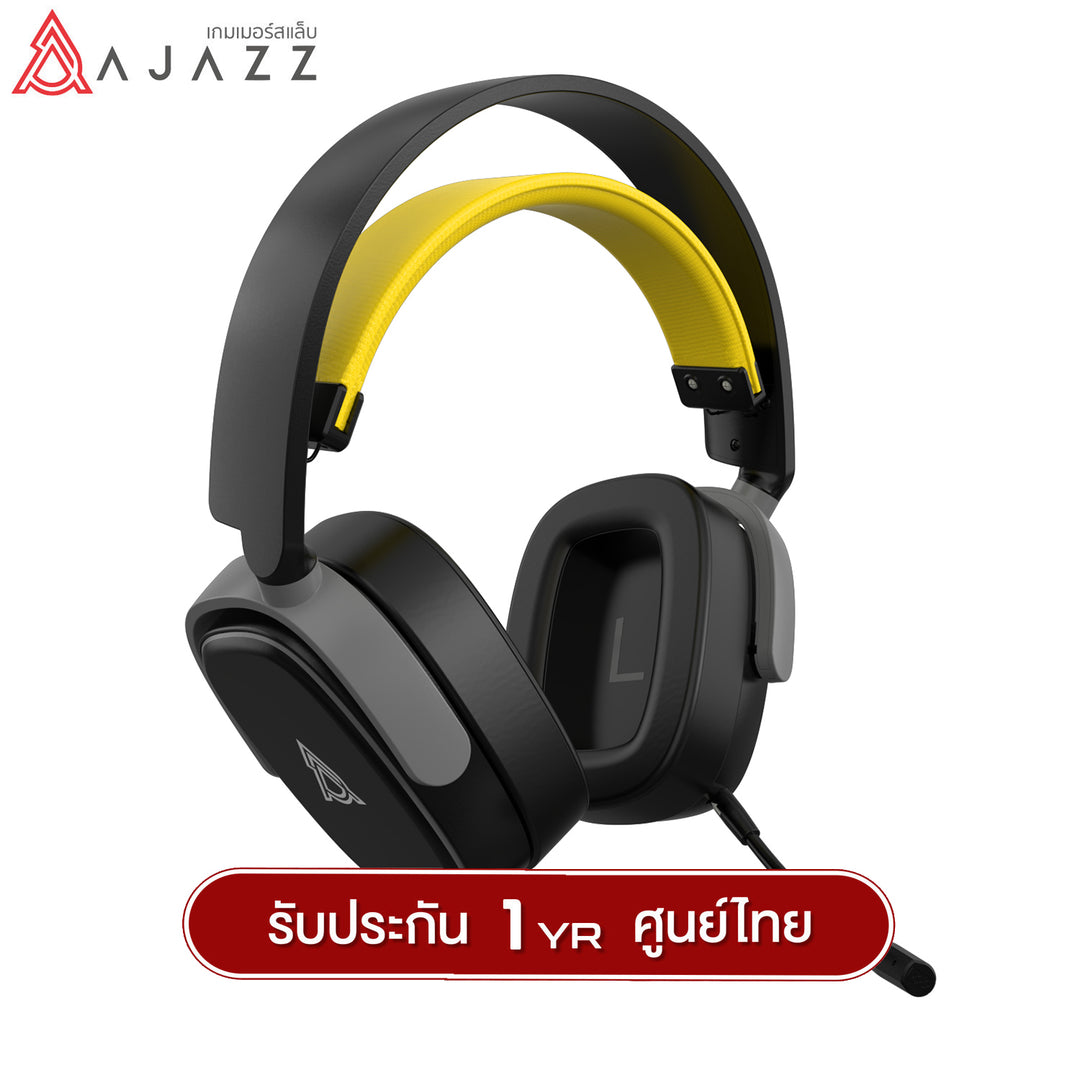 หูฟังเกมมิ่ง Ajazz AHM09 Max 1050mAh Tri-Mod(AUX+2.4G+BT) Wireless Headphone รับประกัน 1 ปี