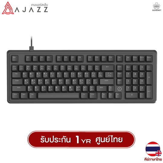 คีย์บอร์ดเกมมิ่ง Ajazz AK980 Max HE Wired 8K 0.125ms RGB Magnetic Mechanical Keyboard รับประกัน 1 ปี