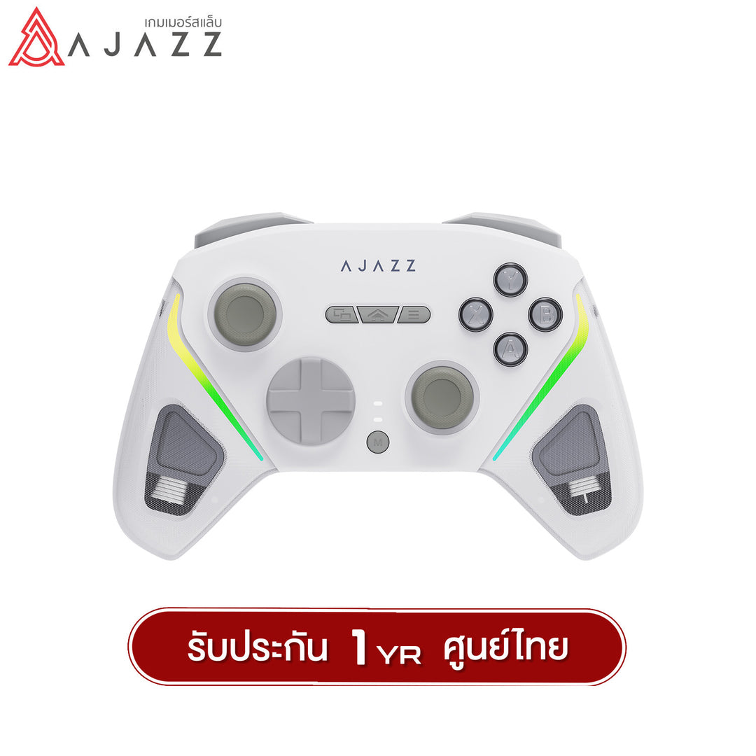 จอยเกมมิ่ง Ajazz GP100 / GP100SET Tri-Mod RGB Wireless Charging JoyStick รับประกัน 1 ปี