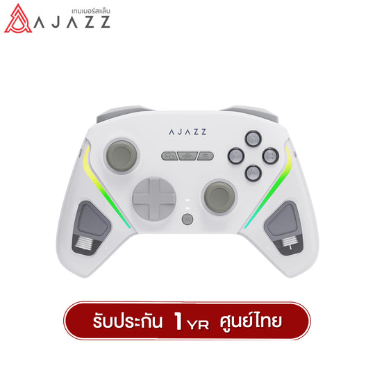 จอยเกมมิ่ง Ajazz GP100 / GP100SET Tri-Mod RGB Wireless Charging JoyStick รับประกัน 1 ปี