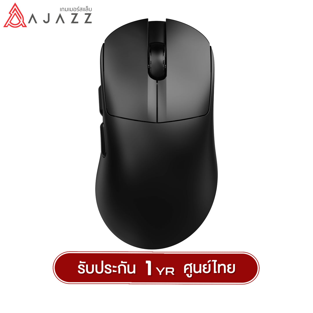 เมาส์เกมมิ่ง Ajazz AJ179 V2 Asymmetric Design Tri-Mod (Wired+2.4G+BT) PAW3311 Chipset Wireless Mouse รับประกัน 1 ปี
