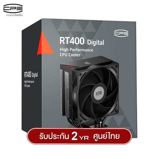 ซีพียูคูลเลอร์ CPS RT400 Digital Monitor TDP 235W 4 Heatpipe Air Cooler รับประกัน 2 ปี