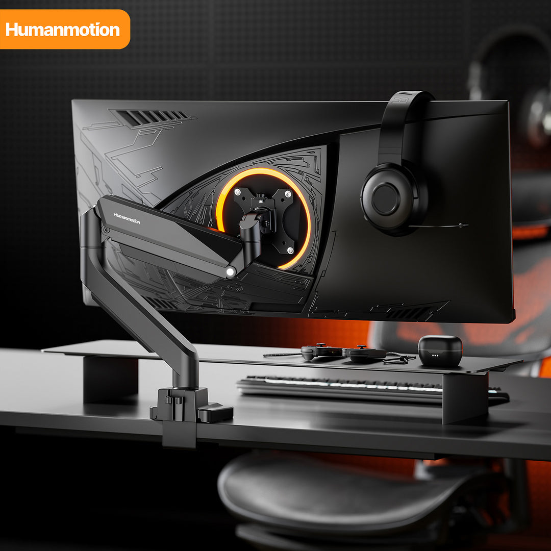 ขาตั้งจอมอนิเตอร์ Humanmotion T9-1B/T9-2B Heavy-Duty Single/Dual Monitor Arm | รับน้ำหนักได้ 18kg/15kg รับประกัน 3 ปี