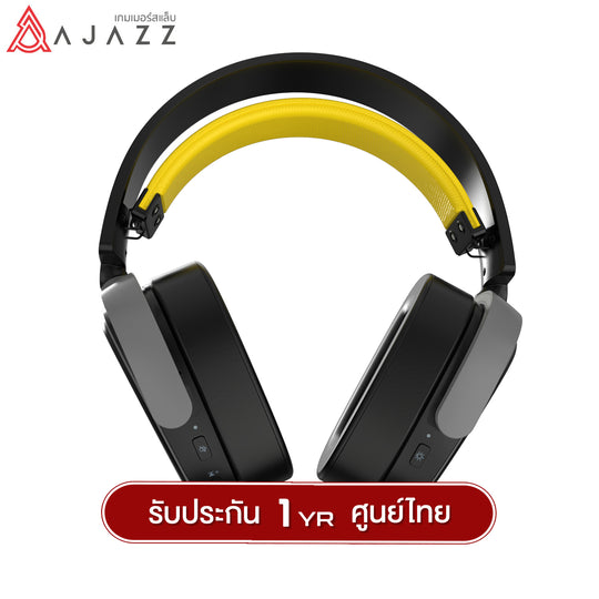 หูฟังเกมมิ่ง Ajazz AHM09 Max 1050mAh Tri-Mod(AUX+2.4G+BT) Wireless Headphone รับประกัน 1 ปี