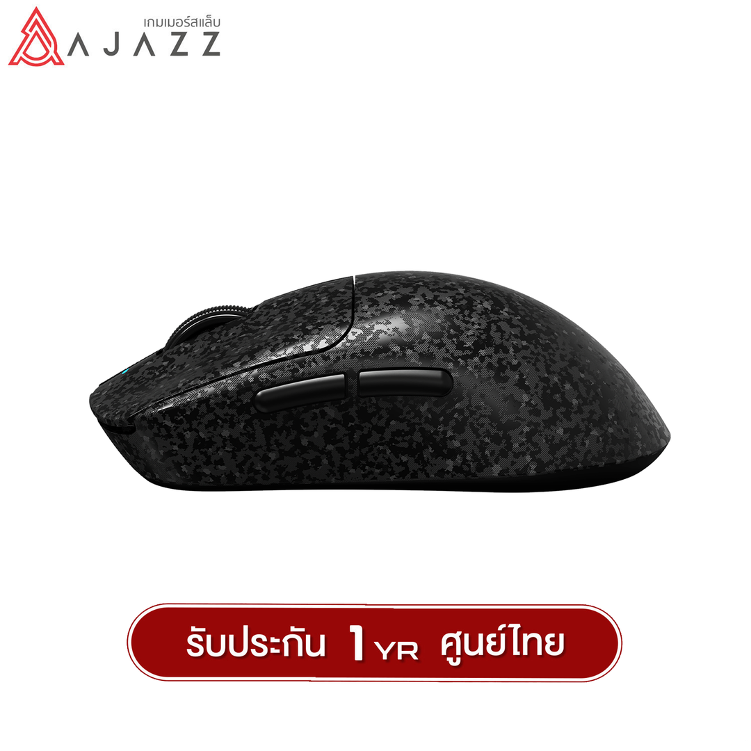 เมาส์เกมมิ่ง Ajazz AJ199 Carbon Tri-Mod(Wired+2.4G+BT) PAW3311 Chipset Wireless Mouse รับประกัน 1 ปี