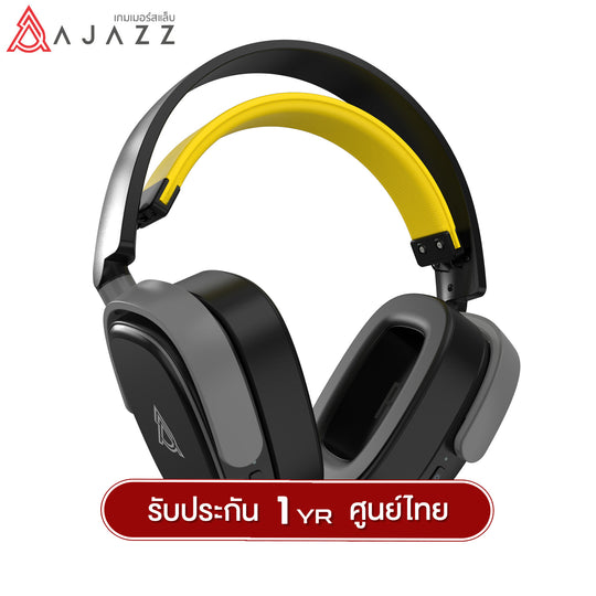 หูฟังเกมมิ่ง Ajazz AHM09 Max 1050mAh Tri-Mod(AUX+2.4G+BT) Wireless Headphone รับประกัน 1 ปี