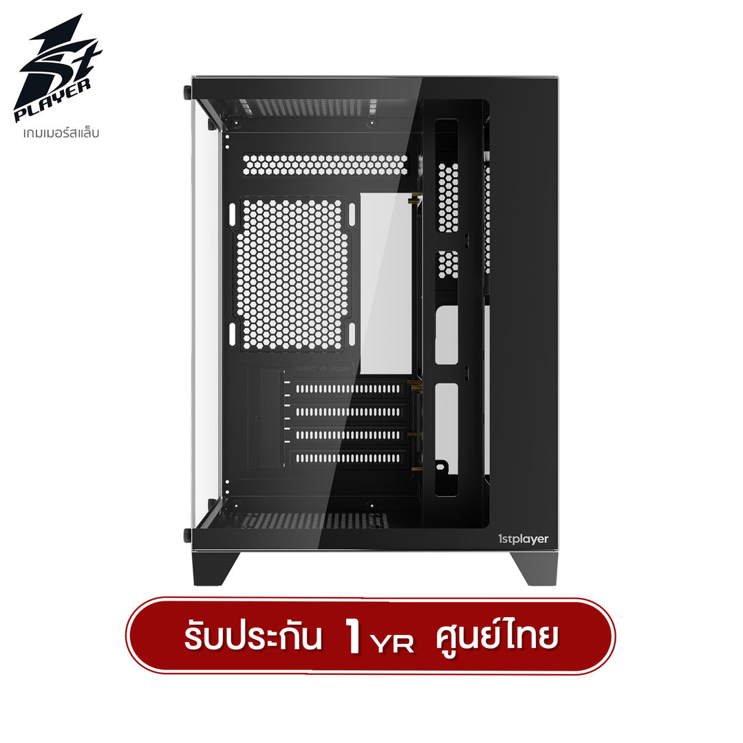 เคสคอมพิวเตอร์ 1st Player BV5 MATX Panorama Gaming Case รับประกัน 1 ปี