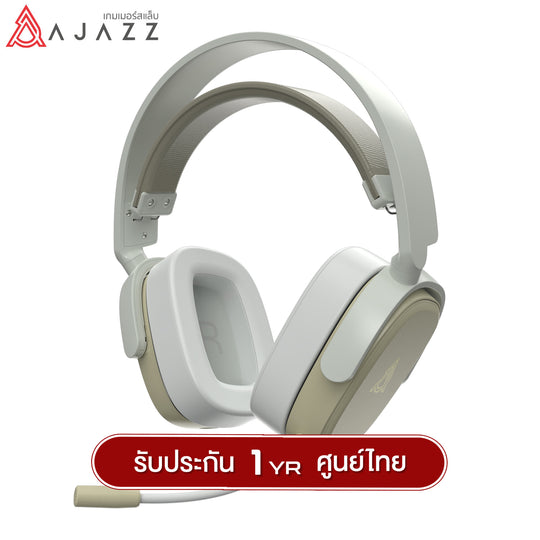 หูฟังเกมมิ่ง Ajazz AHM09 Max 1050mAh Tri-Mod(AUX+2.4G+BT) Wireless Headphone รับประกัน 1 ปี